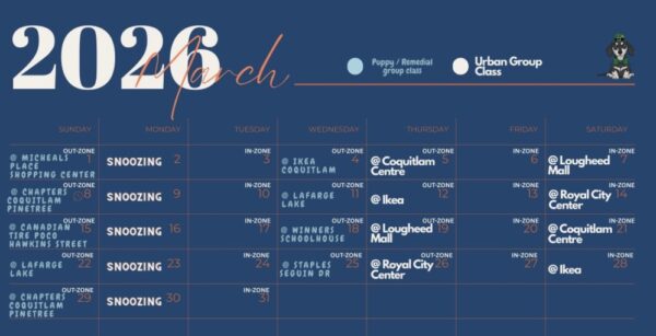 Calendar For March/April